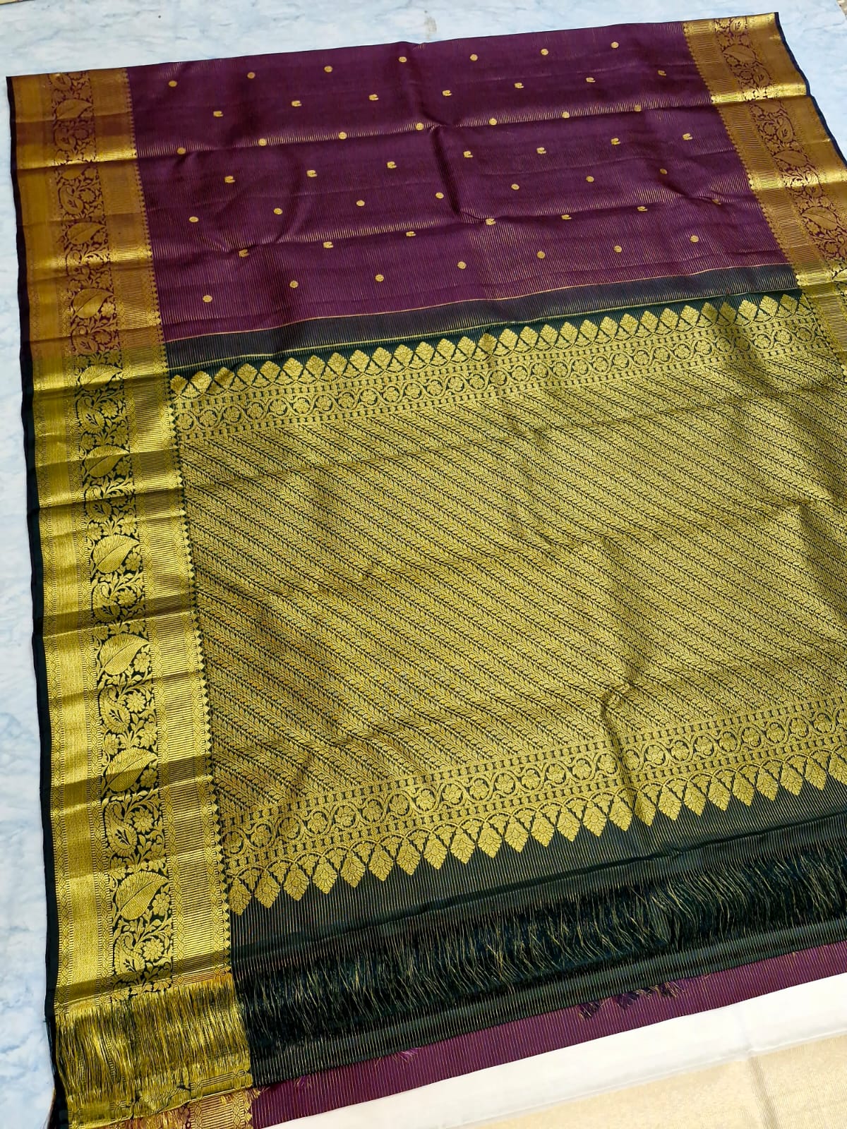 Pure Kanchipuram Handloom Bridal Silk Sarees