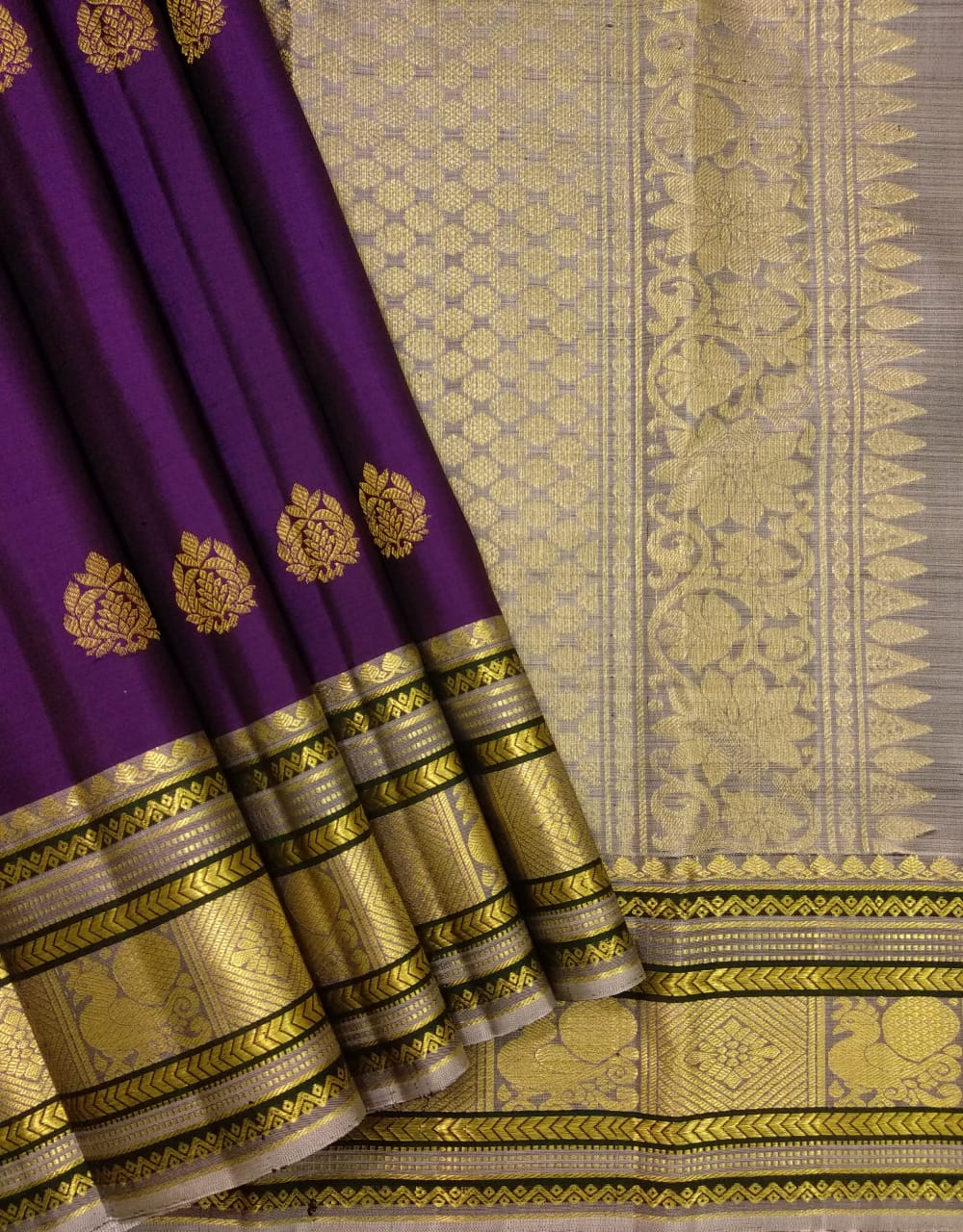 Pure kanchipuram handloom Birdal silk sarees