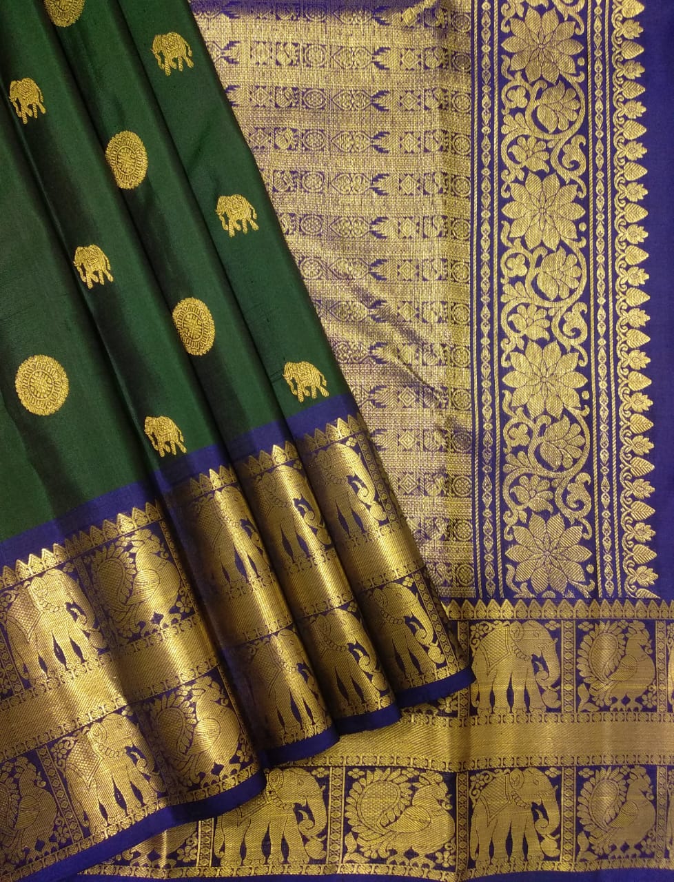 Pure kanchipuram handloom Birdal silk sarees