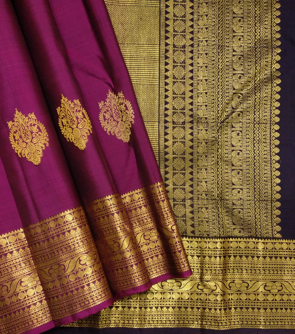 Pure kanchipuram handloom Birdal silk sarees