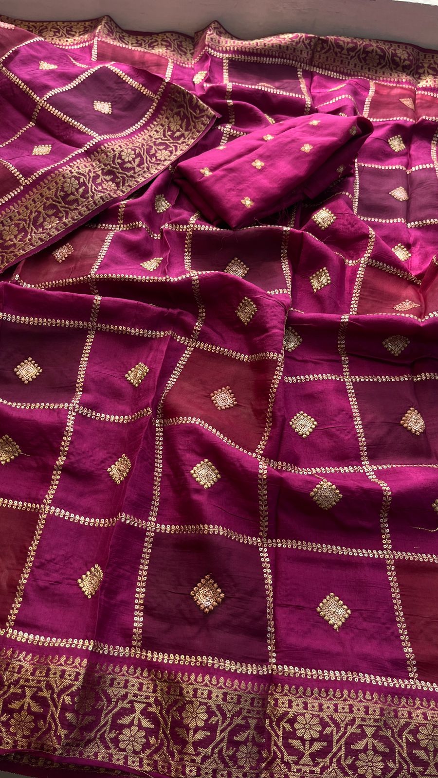 Pure Munga Silk Saree with Banarasi Weaving