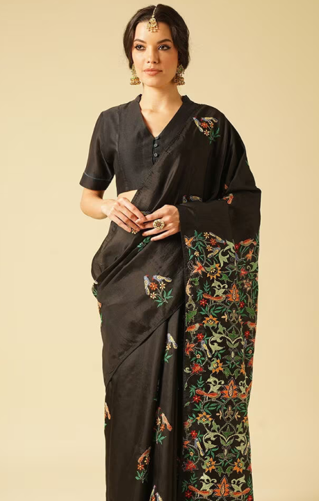 Katha Work Sarees