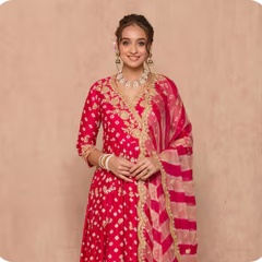 Bandhani Suit Set