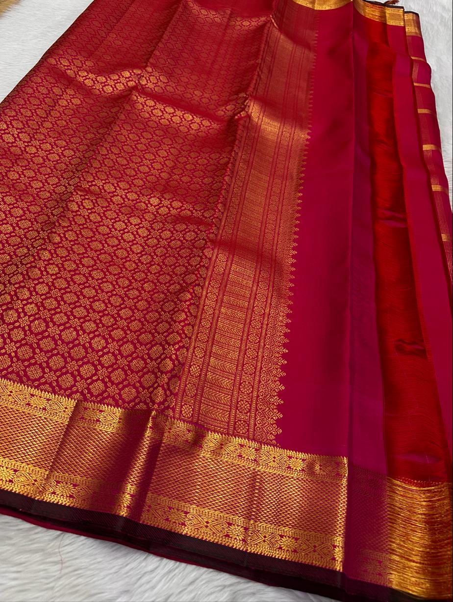 Pure kanchipuram handloom Bridal silk sarees