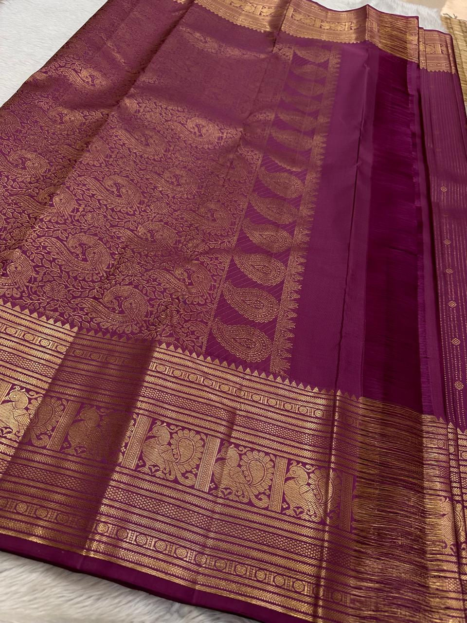 Pure kanchipuram handloom Bridal silk sarees