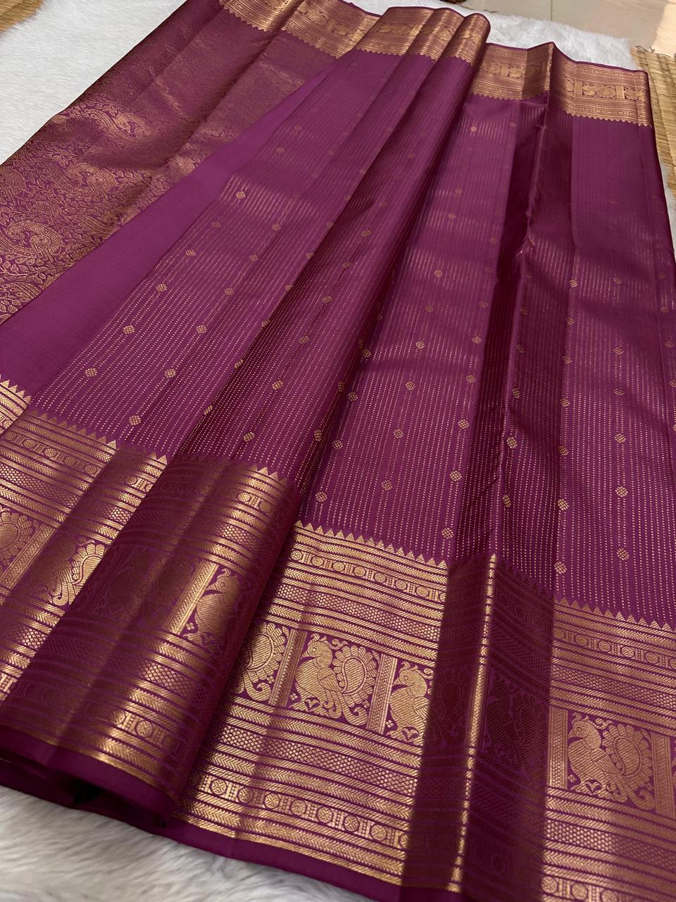 Pure kanchipuram handloom Bridal silk sarees