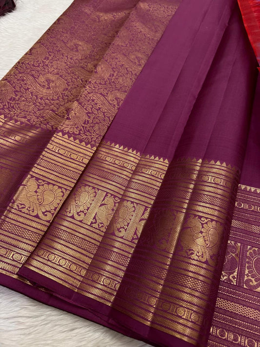 Pure kanchipuram handloom Bridal silk sarees