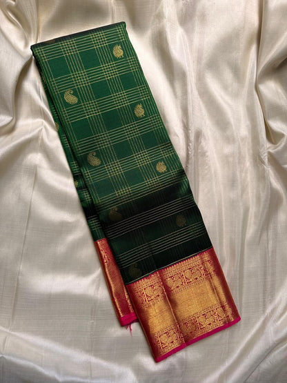 Pure kanchipuram handloom Bridal silk sarees