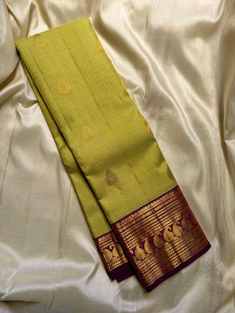 Pure kanchipuram handloom Bridal silk sarees