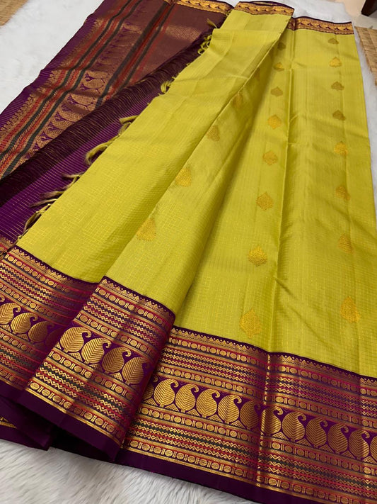 Pure kanchipuram handloom Bridal silk sarees