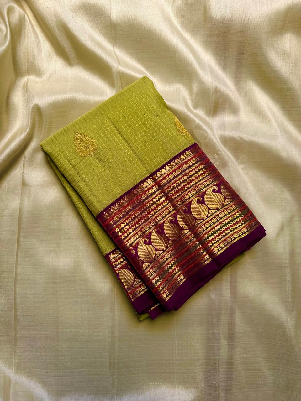 Pure kanchipuram handloom Bridal silk sarees