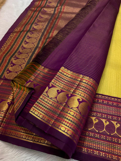 Pure kanchipuram handloom Bridal silk sarees