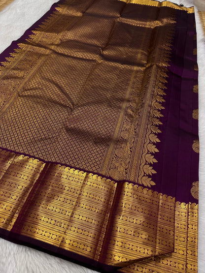 Pure kanchipuram handloom Bridal silk sarees