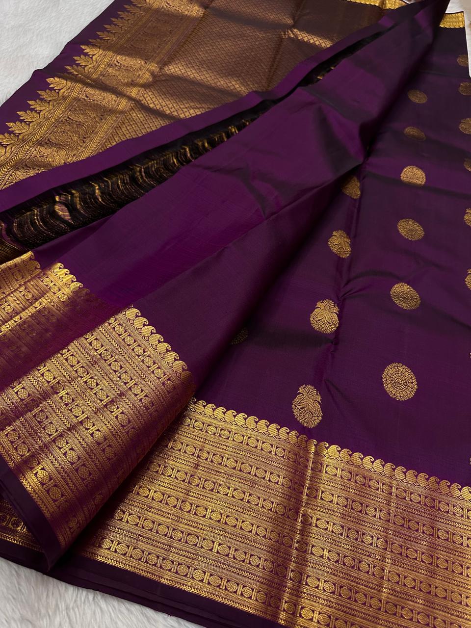Pure kanchipuram handloom Bridal silk sarees
