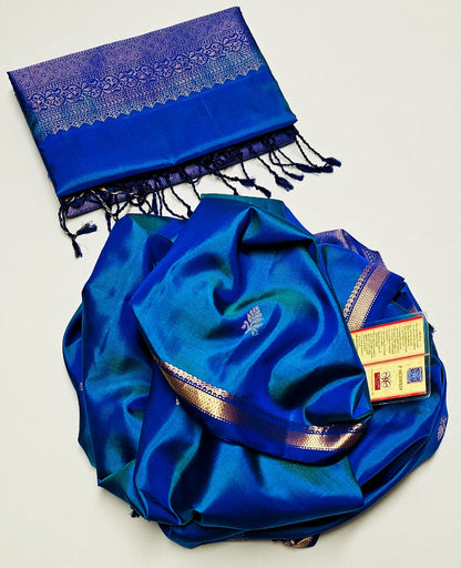 Pure Handloom Double Warp Kanchi Silks
