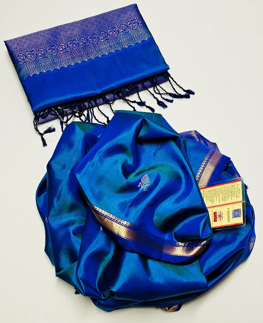 Pure Handloom Double Warp Kanchi Silks