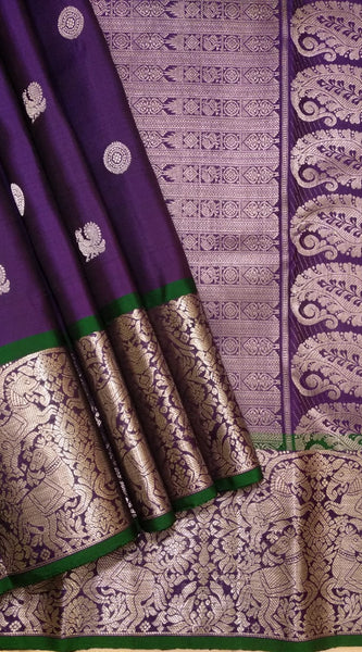 Pure kanchipuram handloom Birdal silk sarees