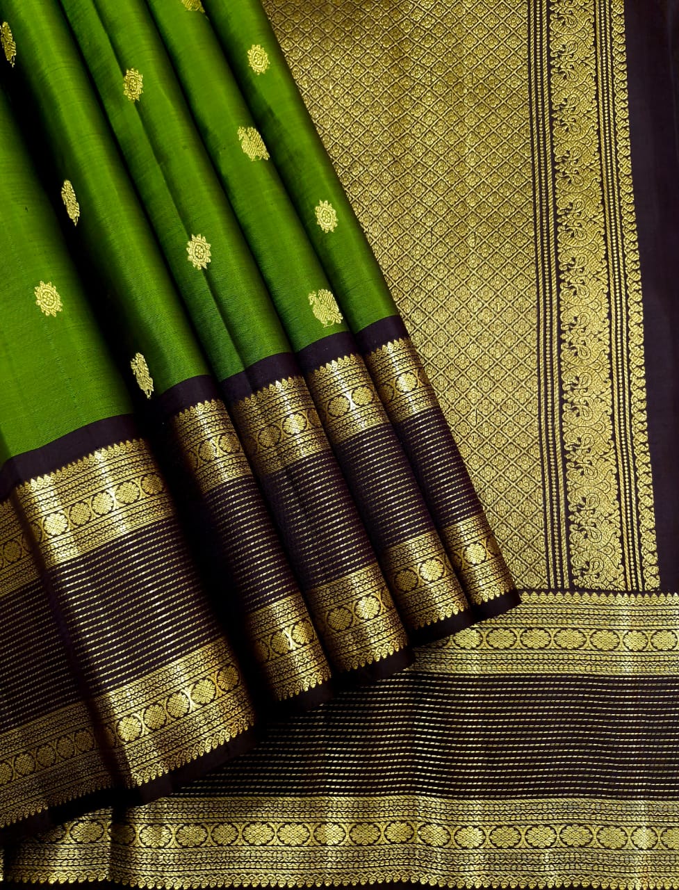 Pure kanchipuram handloom Birdal silk sarees