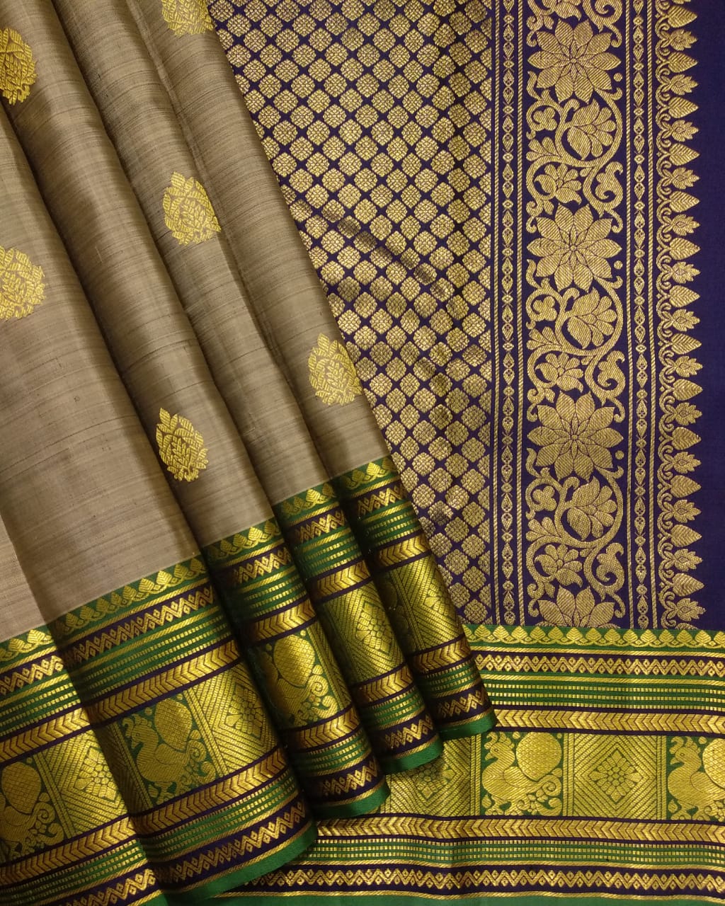 Pure kanchipuram handloom Birdal silk sarees