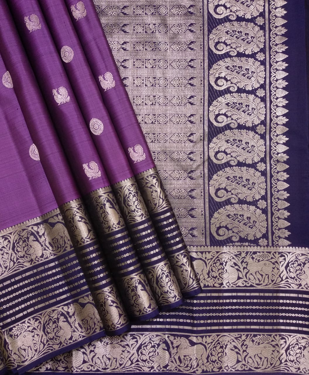 Pure kanchipuram handloom Birdal silk sarees