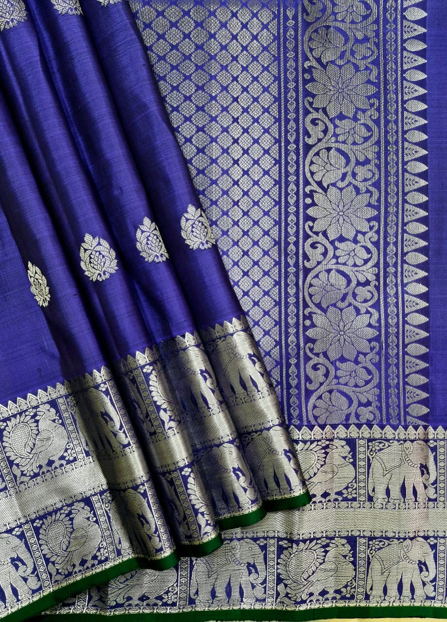 Pure kanchipuram handloom Birdal silk sarees