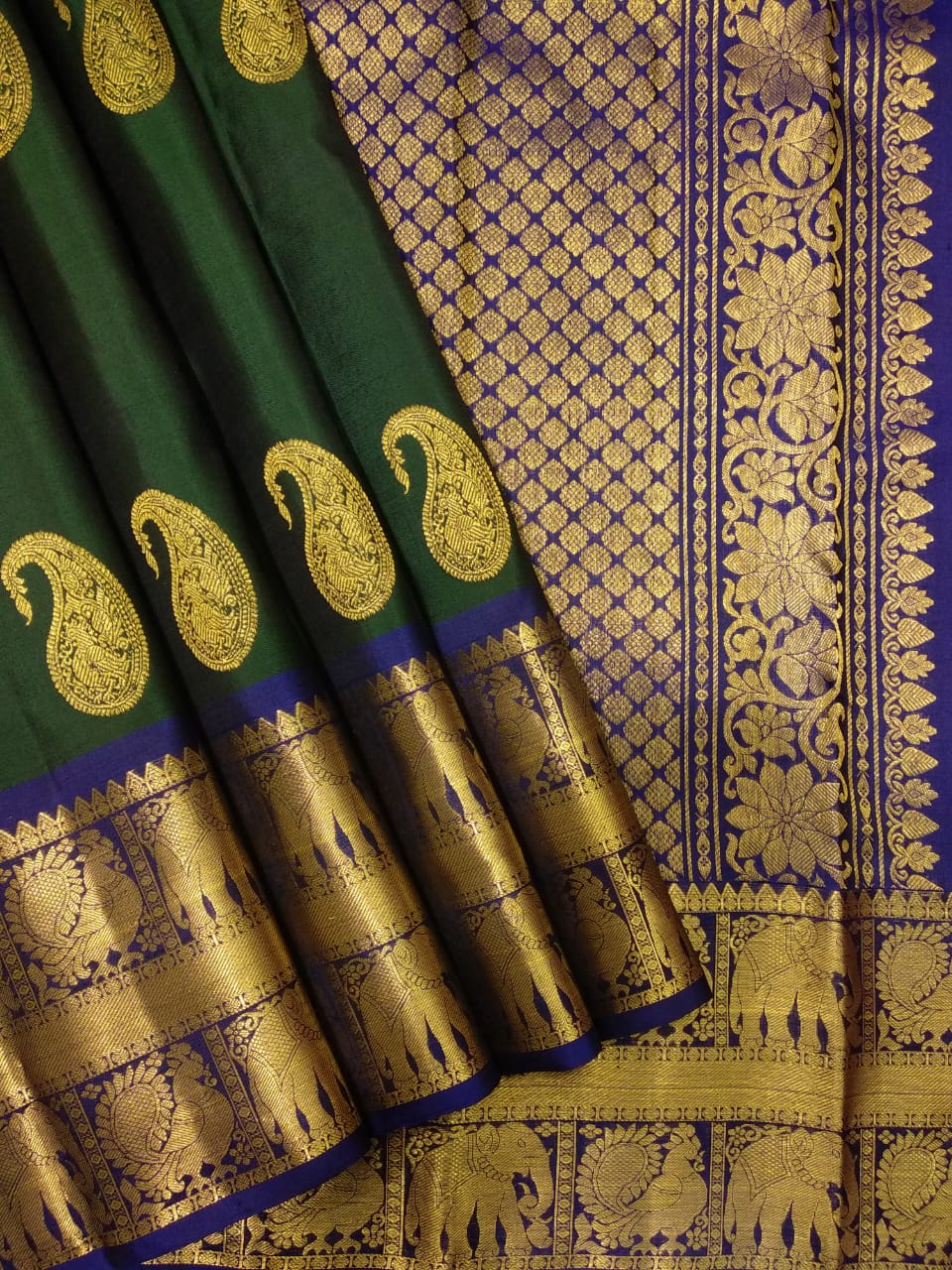 Pure kanchipuram handloom Birdal silk sarees