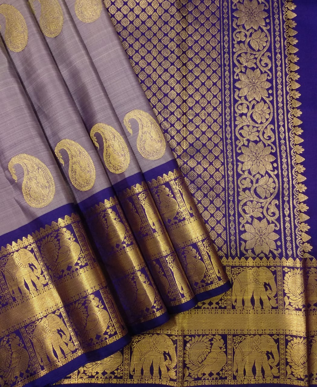 Pure kanchipuram handloom Birdal silk sarees