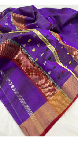 Raw mango pattu pure soft silk all hiran kinaar scart jangla butta