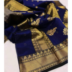 Chanderi handloom masrize silk saree all over ghani butti