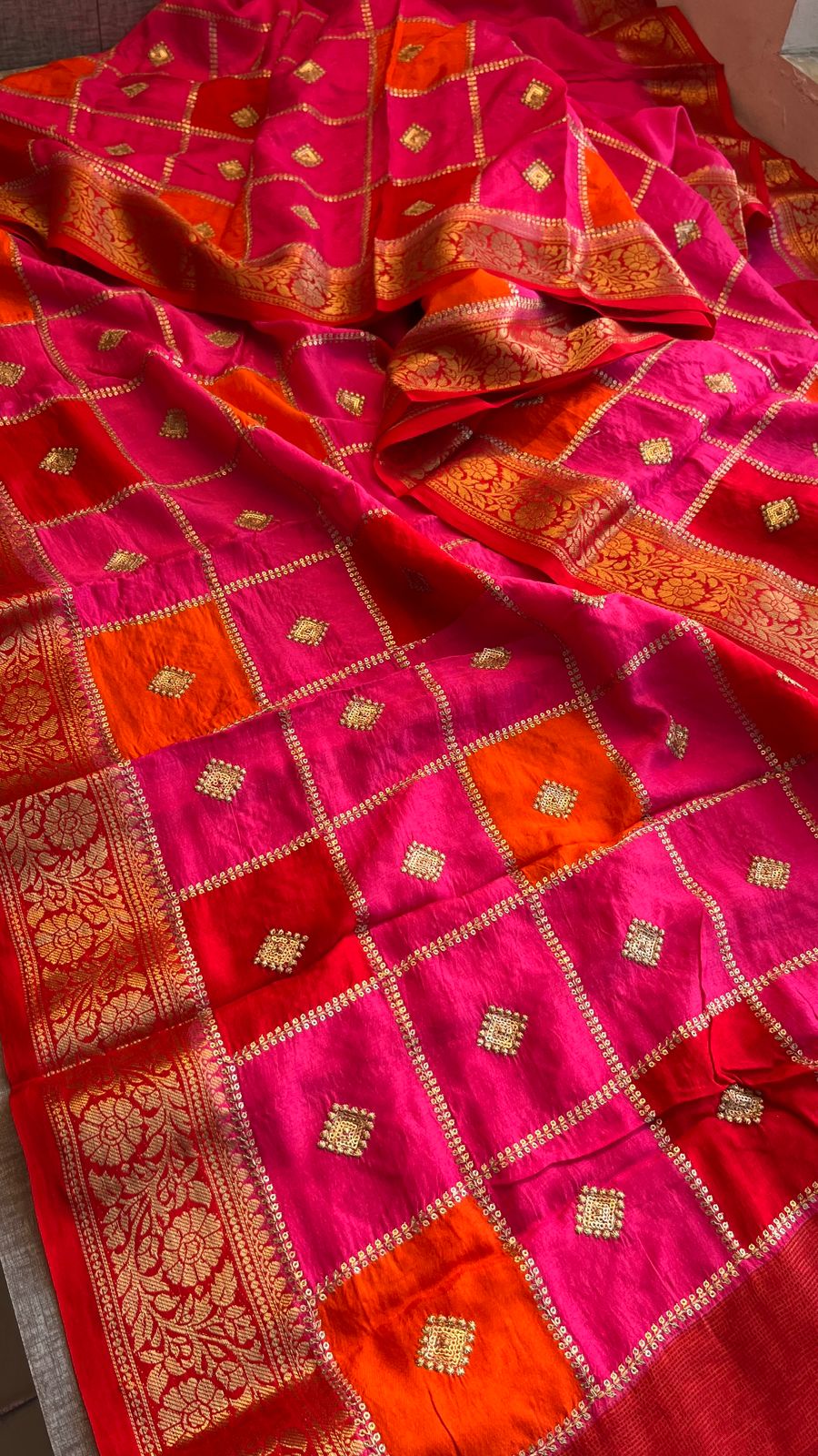 Pure Munga Silk Saree with Banarasi Weaving