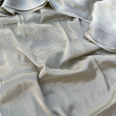 Pure Khaddi Georgette Saree with Banarasi Weaving