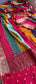 Chinon Crepe Banarasi Saree with Bandhani Print Design