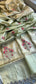 Banarasi Tissue Linen Silk Saree with Resham & Pearl Highlights
