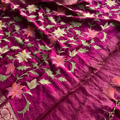 Soft Munga Banarasi Silk Saree with Multithread Embroidery