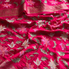 Soft Munga Banarasi Silk Saree with Multithread Embroidery