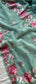 Soft Linen Saree with Multicolor Embroidered Highlights