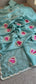 Tissue Handloom Banarasi Silk Saree with Pearl & Gotapatti