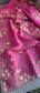 Soft Crepe Silk Saree with Zarkan & Kasab Embellishment