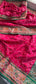 Patola Munga Banarasi Silk Saree with Zardozi & Pearl Work